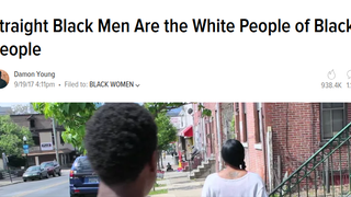 A Look Back at the Reaction to 'Straight Black Men Are the White People of Black People' a Year Later